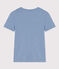 Women's Iconic Cotton Round Neck T-Shirt AZUL blue