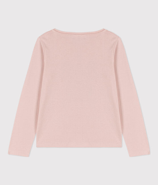 Children's Unisex Long-Sleeved Cotton T-Shirt SALINE pink
