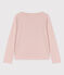Children's Unisex Long-Sleeved Cotton T-Shirt SALINE pink