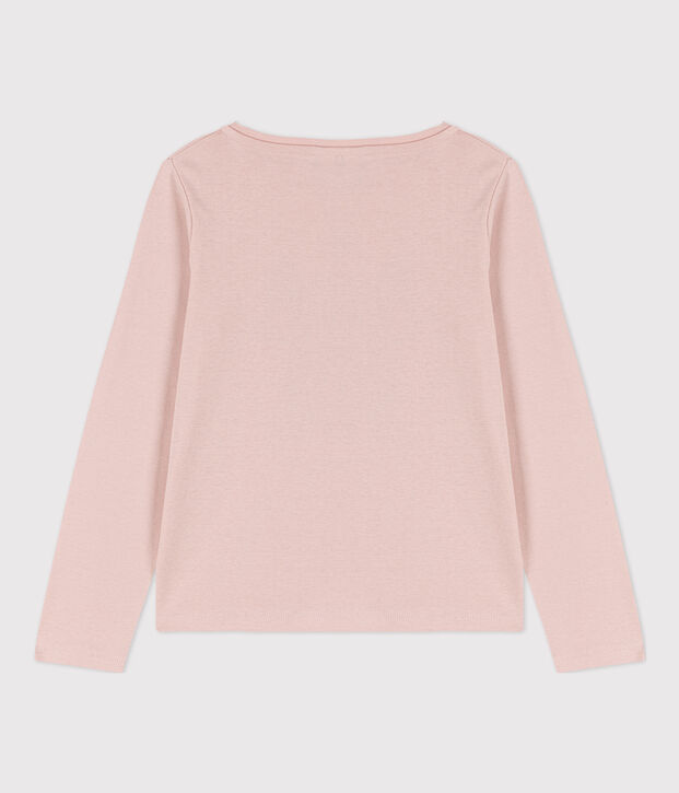 Children's Unisex Long-Sleeved Cotton T-Shirt pink