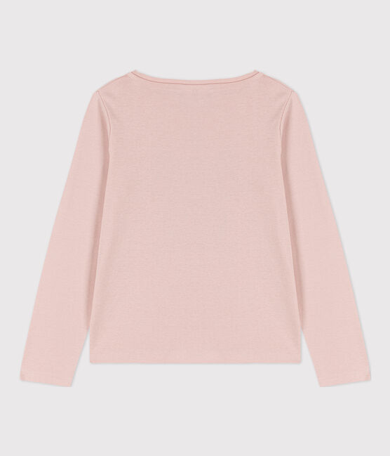 Children's Unisex Long-Sleeved Cotton T-Shirt SALINE pink