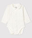 Unisex long-sleeved bodysuit with collar