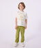 Children's short-sleeved cotton T-shirt white
