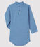 Baby's long-sleeved roll-neck bodysuit RUISSEAU blue/MARSHMALLOW white