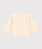 Babies' Knitted Cotton Cardigan AVALANCHE Ecru