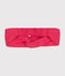 Babies' plain fabric hairband GLOSS pink