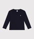 Children's long-sleeved rib knit unisex t-shirt