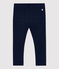Babies' Cotton Leggings SMOKING blue/MARSHMALLOW white