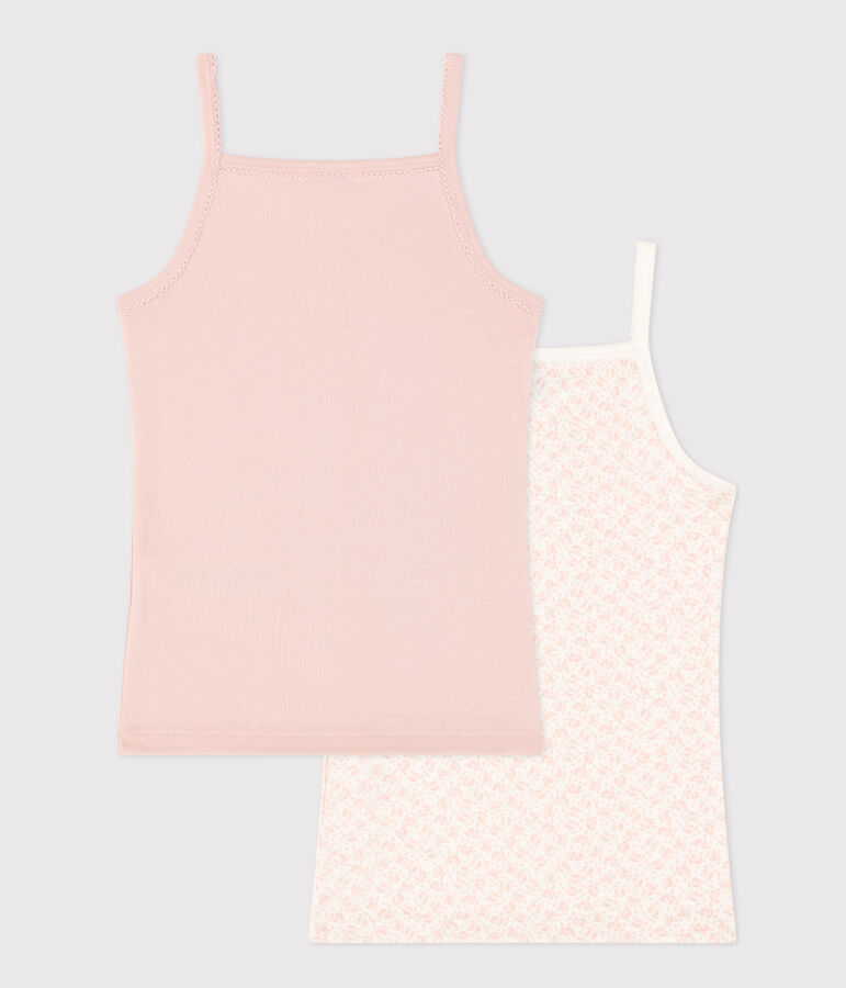 Children's Floral Cotton Vests - 2-Pack variante 1