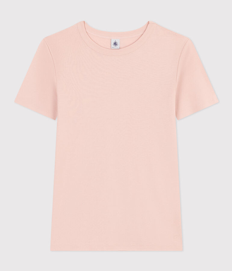 Women's Iconic Cotton Round Neck T-Shirt SALINE pink