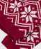 Babies' patterned wool and cotton jumper AMARANTE red/AVALANCHE