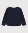 Girls' Tube Knit Cardigan SMOKING blue