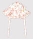 Baby Girls' Floral Print Poplin Floppy Hat
