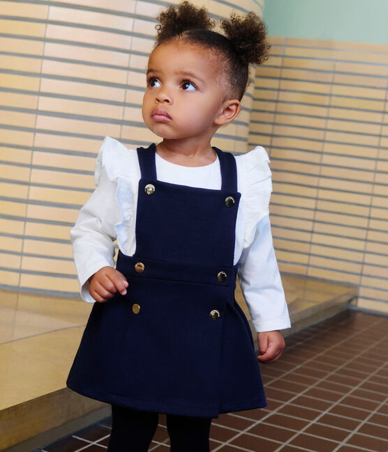 Babies' pleated cotton dress SOIR