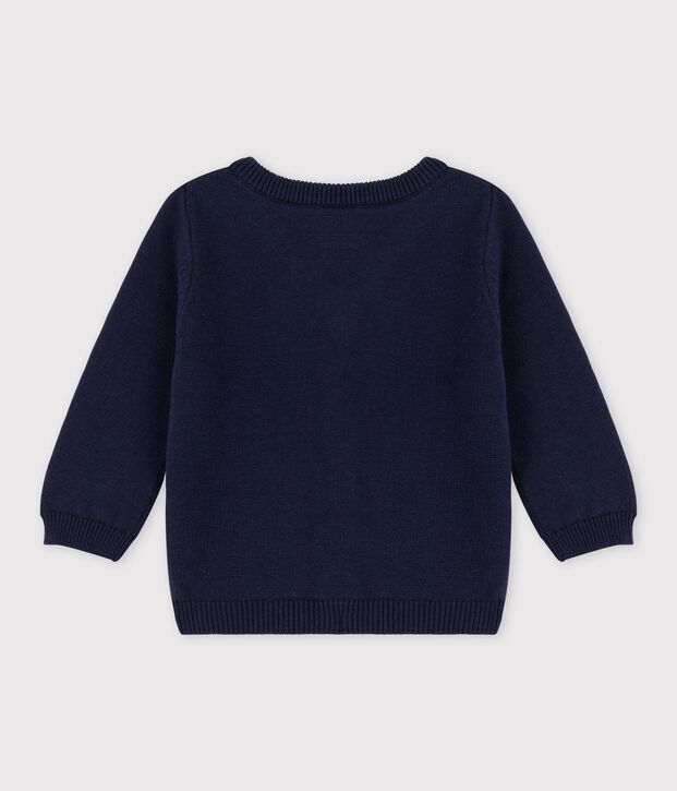 Babies' Knitted Cardigan blue