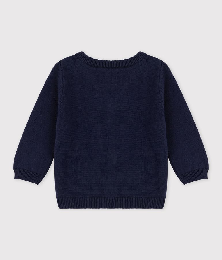 Babies' Knitted Cardigan blue