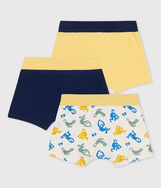 Boys' Monkey Print Cotton Boxer Shorts - 3-Pack variante 1