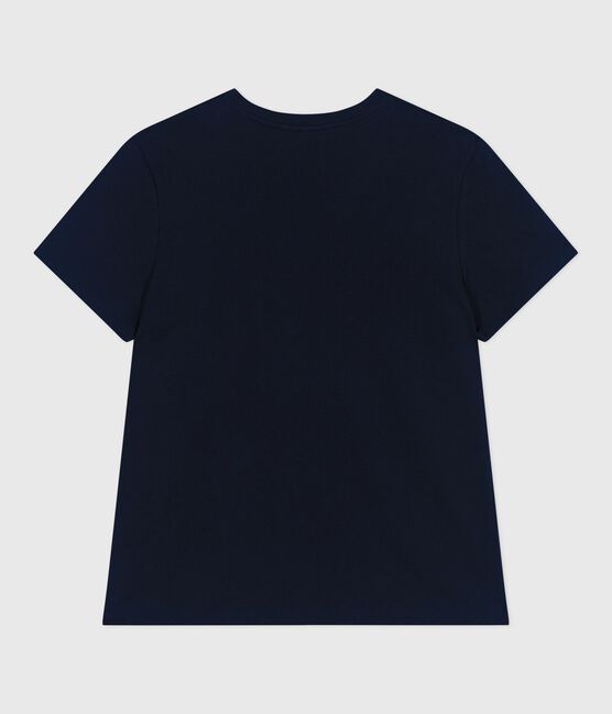 Women's The Straight cotton T-Shirt SMOKING blue