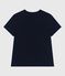 Women's The Straight cotton T-Shirt SMOKING blue