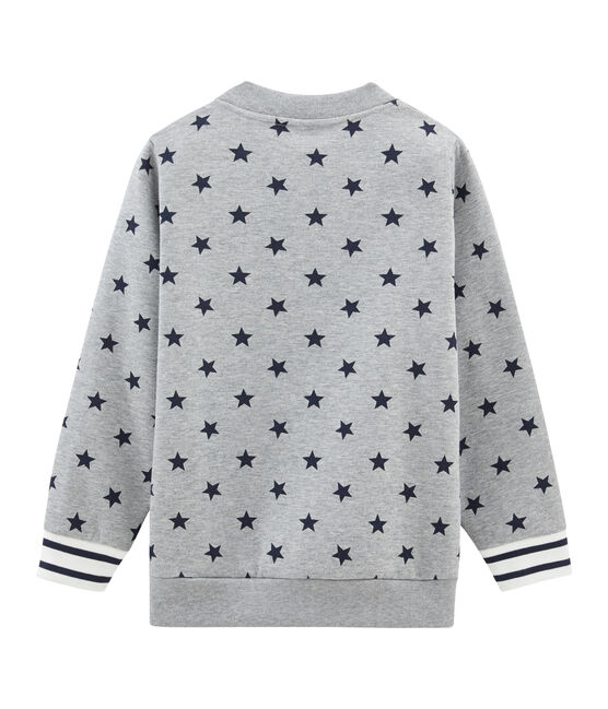 Boys' Baseball Coat SUBWAY grey/SMOKING blue