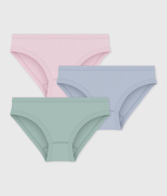 Pack of children's plain cotton pants variante 1