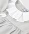 Children's long-sleeved plain flannel dress FUMEE CHINE grey
