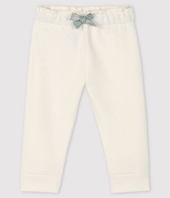 Baby Girl S Fleece Leggings Marshmallow Petit Bateau Baby Girl S Fleece Leggings Marshmallow Petit Bateau