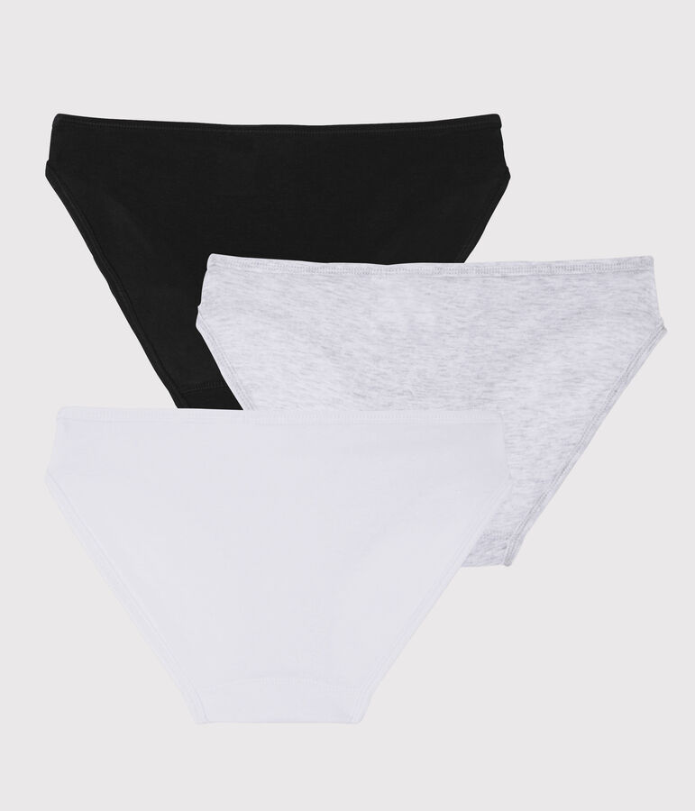 Women's Fine Cotton Briefs - 3-Pack multicolor