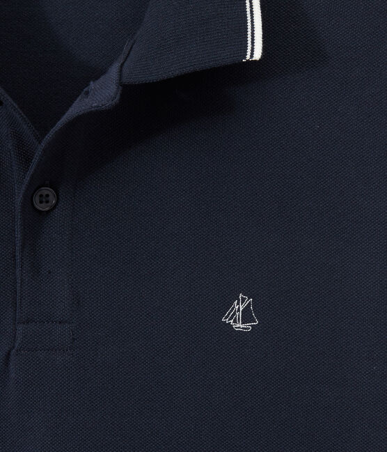 Men's Polo Shirt SMOKING blue