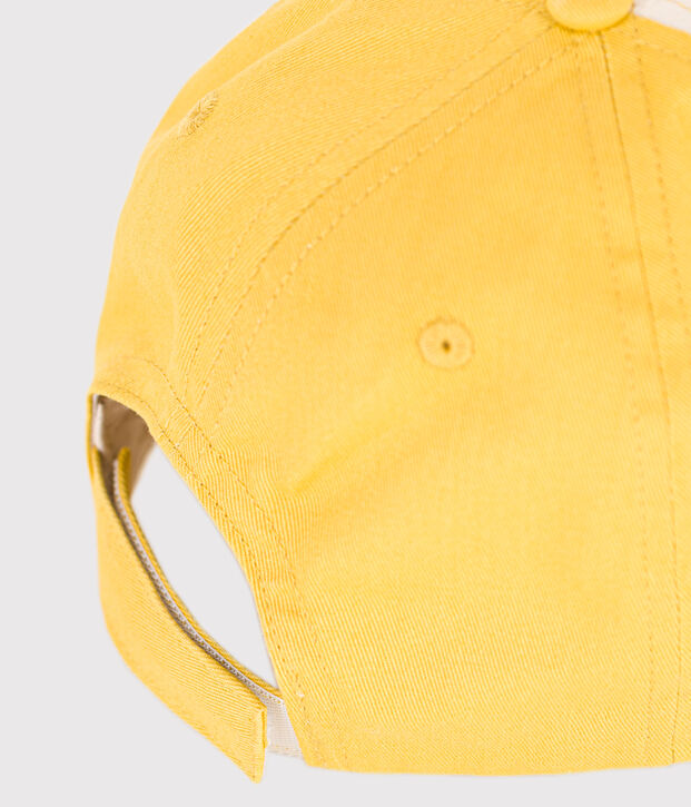 Children's Cotton Cap Ecru/green