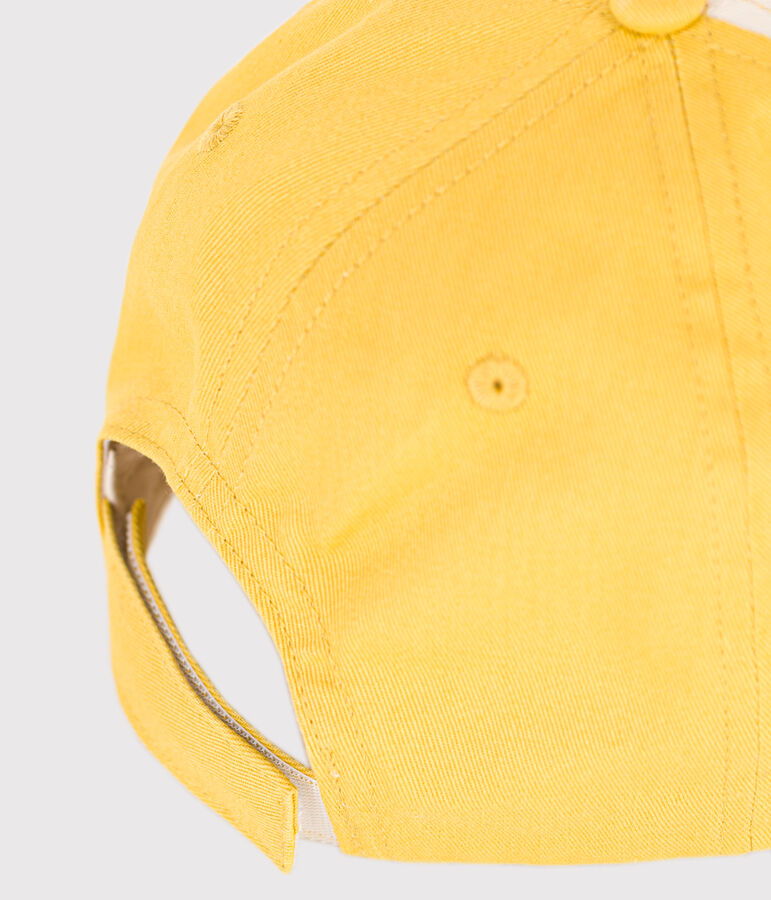 Children's Cotton Cap Ecru/green