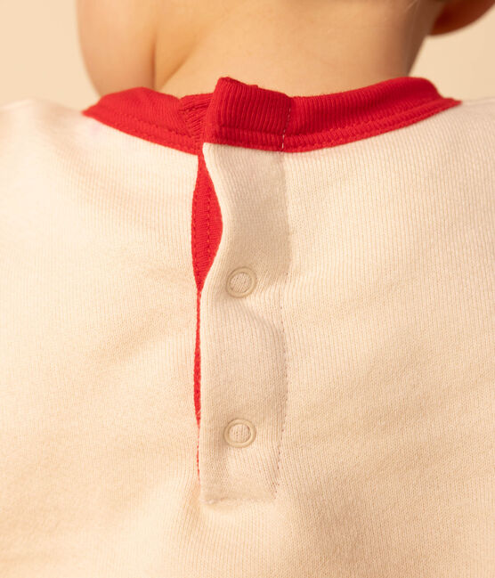 Babies' Patterned Fleece Sweatshirt AVALANCHE /CORIDA