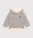 Hooded sweatshirt in brushed fleece for girls or boys