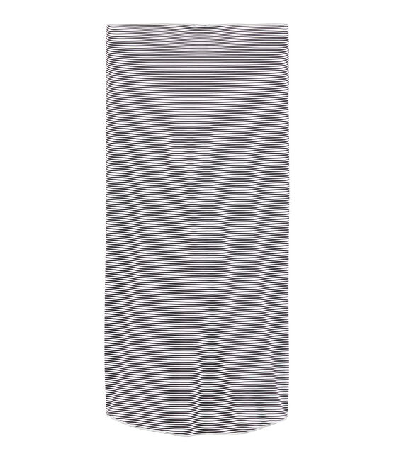 Women's wrap-around skirt ABYSSE blue/LAIT white