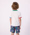 Children's short-sleeved cotton T-shirt white