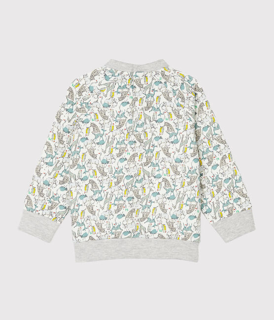 Baby Boys' Fleece Sweatshirt MARSHMALLOW white/MULTICO white