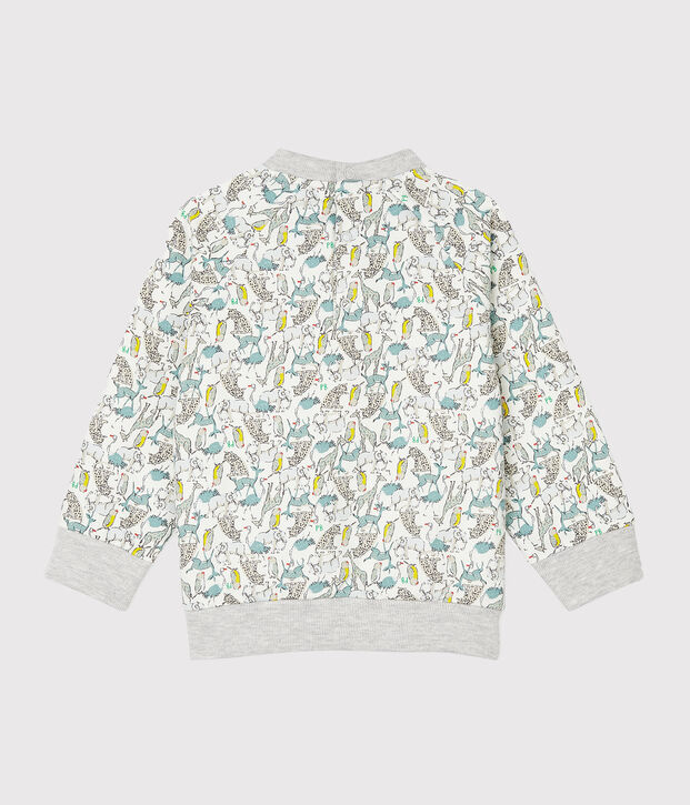 Baby Boys' Fleece Sweatshirt white/multicolor
