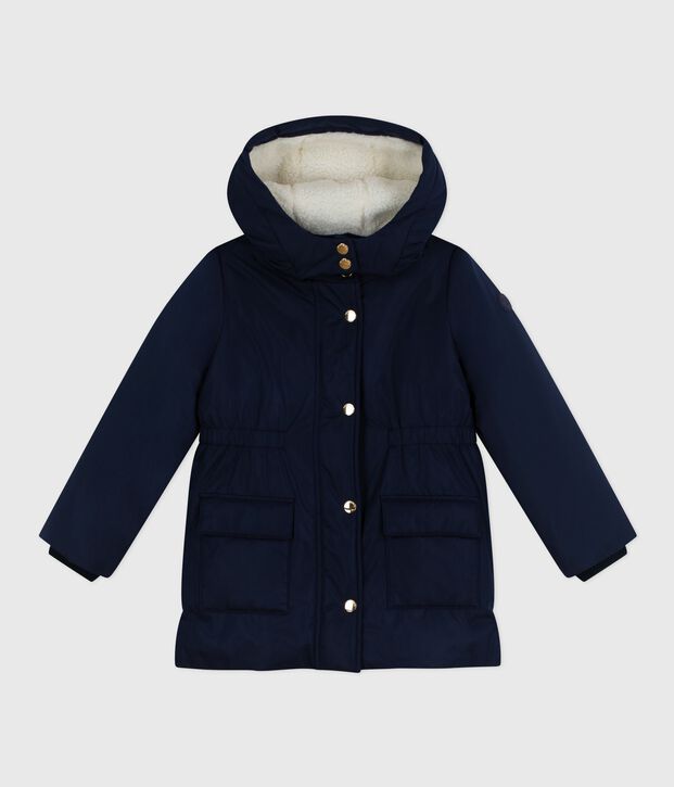 Children's plain mid-length parka SMOKING