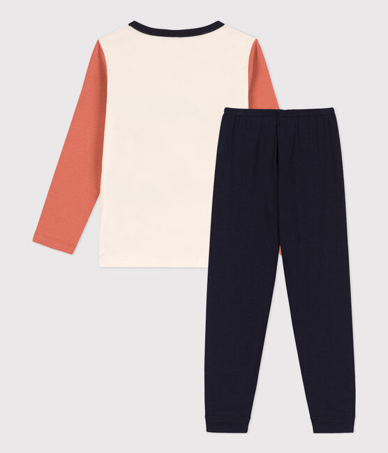 Unisex Cotton Pyjamas SMOKING blue/MULTICO white
