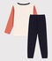 Unisex Cotton Pyjamas SMOKING blue/MULTICO white