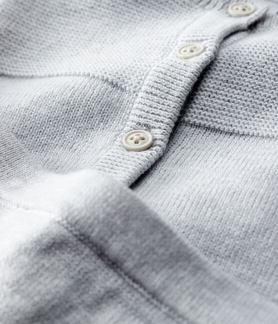 Babies' Grey Organic Cotton Knit Clothing - 2-Pack POUSSIERE CHINE grey