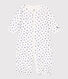Heart Patterned Cotton Jumpsuit/Sleeping Bag
