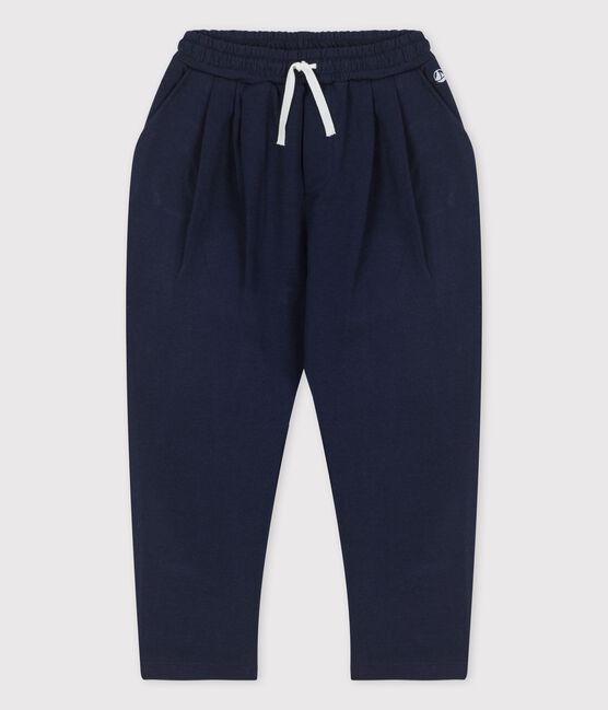 Boys' Comfy Cotton Trousers SMOKING blue