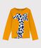 Girls' Long-Sleeved Cotton T-Shirt BOUDOR yellow