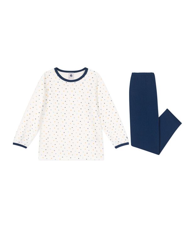 Pyjama  en velours blue/multicolor