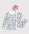 Children's Unisex Fancy Dress Pyjamas with mask MARSHMALLOW white/MULTICO white