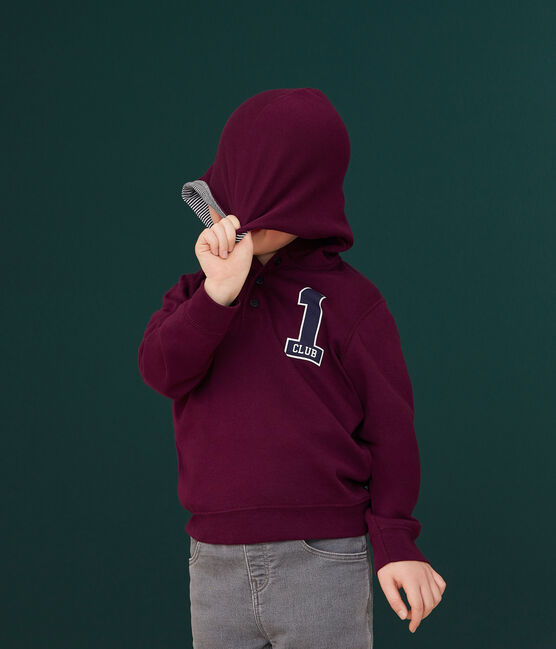 Boys' Hooded T-shirt CEPAGE purple