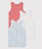 Boys' Hawaiian Print Cotton Vests - 3-Pack variante 1