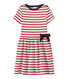 Girl's striped dress