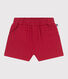 Babies' poplin & broderie anglaise shorts